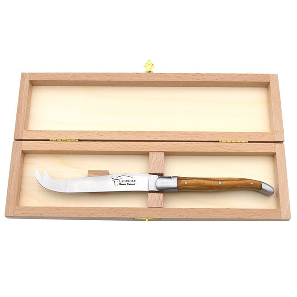 Laguiole Cheese Knife, Olive Wood - Zouf.biz