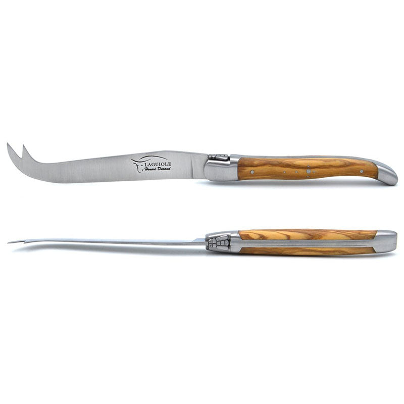 Laguiole Cheese Knife, Olive Wood - Zouf.biz