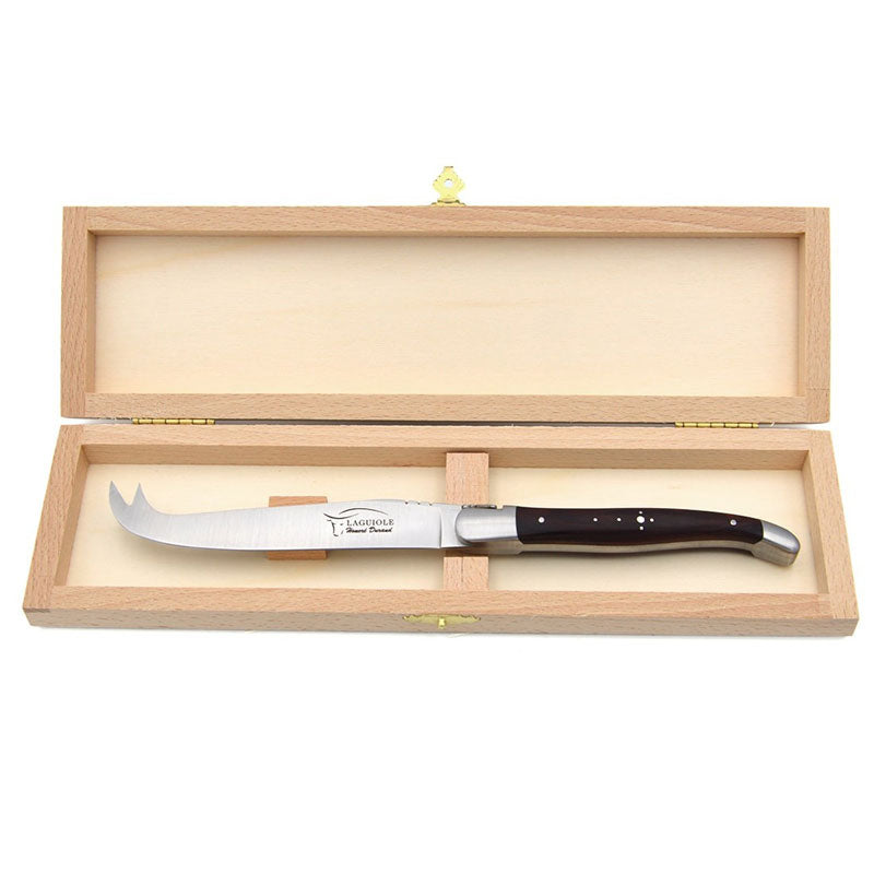 Laguiole Cheese Knife Purplewood, Prestige Collection - Zouf.biz