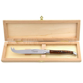 Laguiole Cheese Knife Snakewood, Prestige Collection - Zouf.biz