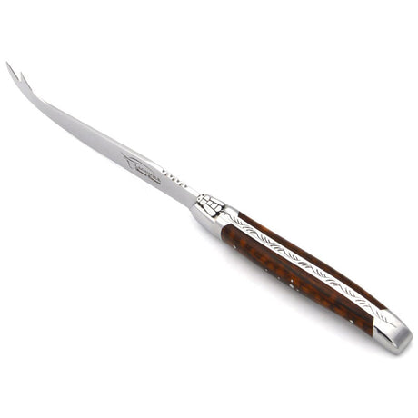 Laguiole Cheese Knife Snakewood, Prestige Collection - Zouf.biz
