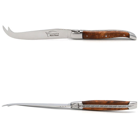 Laguiole Cheese Knife Thuya Wood, Prestige Collection - Zouf.biz