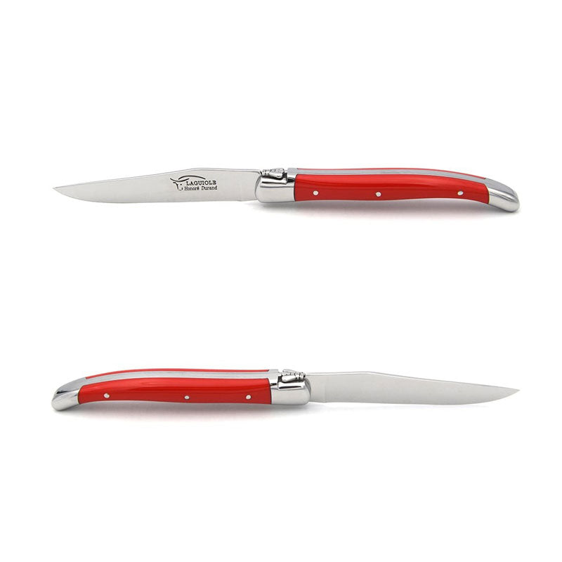 Laguiole Dessert Knives, Mix Corian