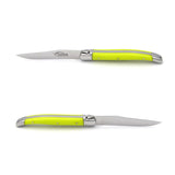 Laguiole Dessert Knives, Mix Corian