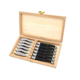 Laguiole Fish Knives Ebony Wood, Prestige Collection