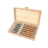 Laguiole Fish Knives Juniper, Prestige Collection
