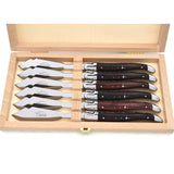 Laguiole Fish Knives Purplewood, Prestige Collection