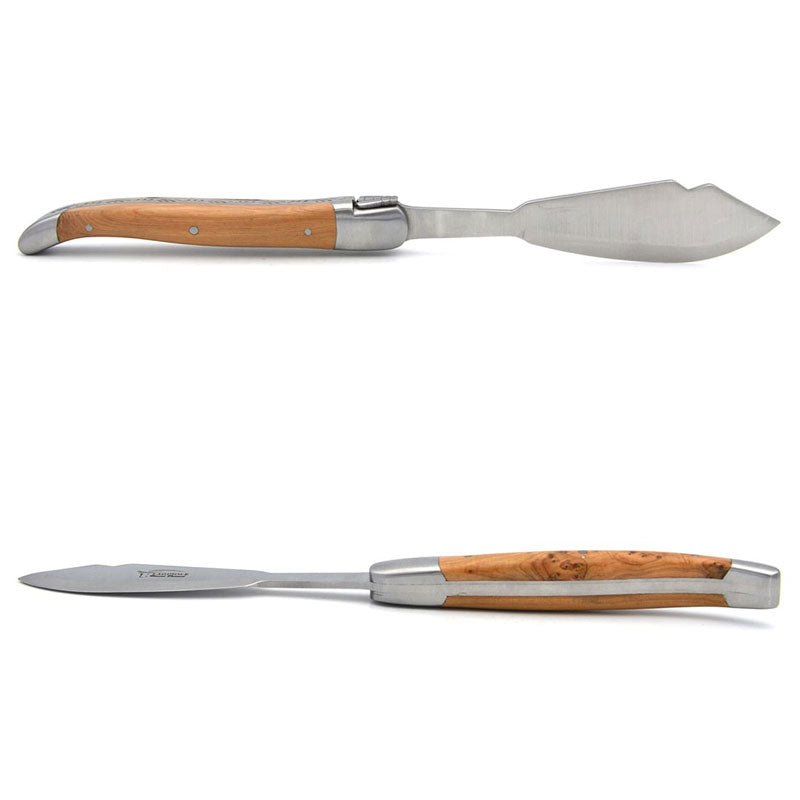 Laguiole Fish Knives Mix Wood, Prestige Collection