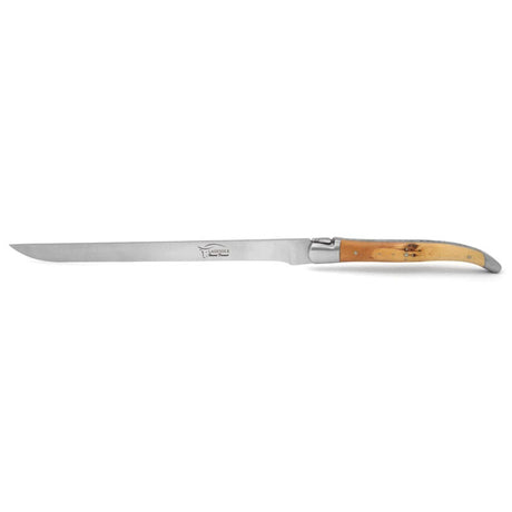 Laguiole Foie Gras Knife, Juniper - Zouf.biz