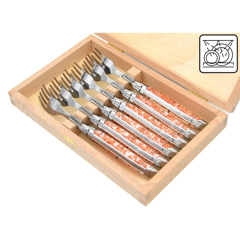 Laguiole Forks Copper Foil Inclusion