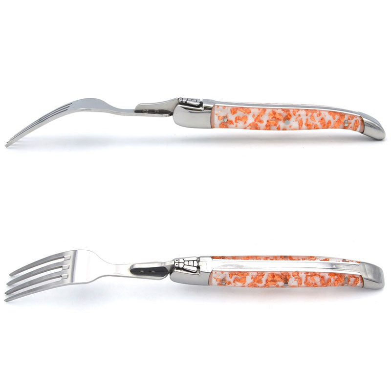 Laguiole Forks Copper Foil Inclusion