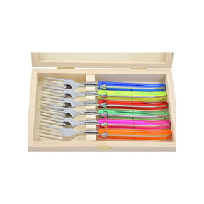 Laguiole Forks, Fluo Acrylic - Zouf.biz