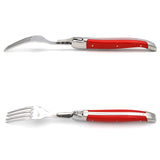Laguiole Forks, Red Corian