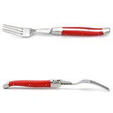 Laguiole Forks, Red Corian