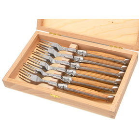 Laguiole Forks Barrel Oak, Prestige Collection