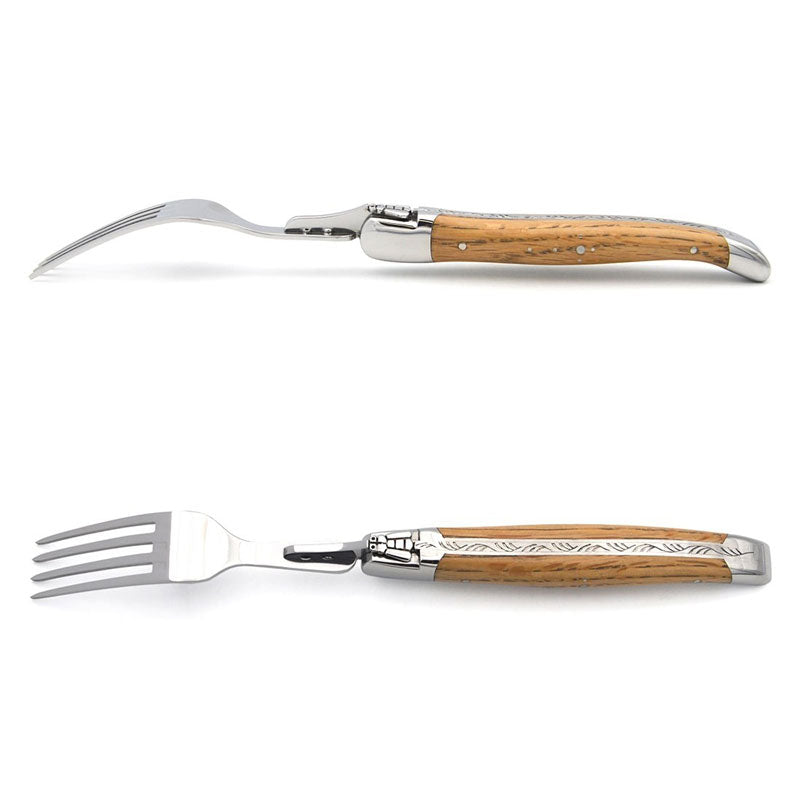 Laguiole Forks Barrel Oak, Prestige Collection