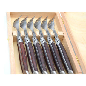 Laguiole Forks Purplewood, Prestige Collection