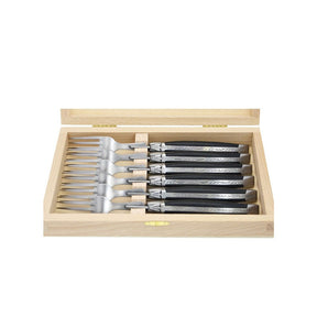 Laguiole Forks Ebony Wood, Prestige Collection - Zouf.biz