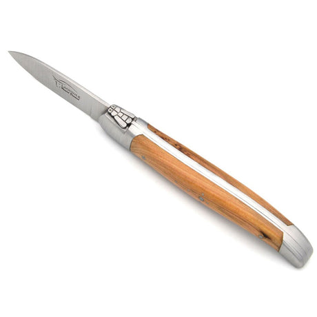 Laguiole Oyster Knife Juniper Wood, Prestige Collection - Zouf.biz