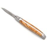 Laguiole Oyster Knife Olive Wood, Prestige Collection - Zouf.biz
