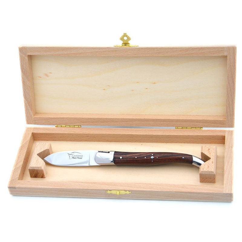 Laguiole Oyster Knife Purplewood, Prestige Collection - Zouf.biz
