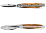 Laguiole Pizza Wheel Aubrac Beech Handle, Prestige Collection