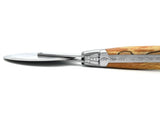 Laguiole Pizza Wheel Aubrac Beech Handle, Prestige Collection