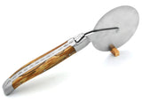 Laguiole Pizza Wheel Aubrac Beech Handle, Prestige Collection