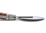 Laguiole Pizza Wheel Copper Leaf Inclusion Handle, Prestige Collection