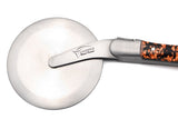 Laguiole Pizza Wheel Copper Leaf Inclusion Handle, Prestige Collection