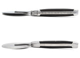 Laguiole Pizza Wheel Ebony Wood Handle, Prestige Collection