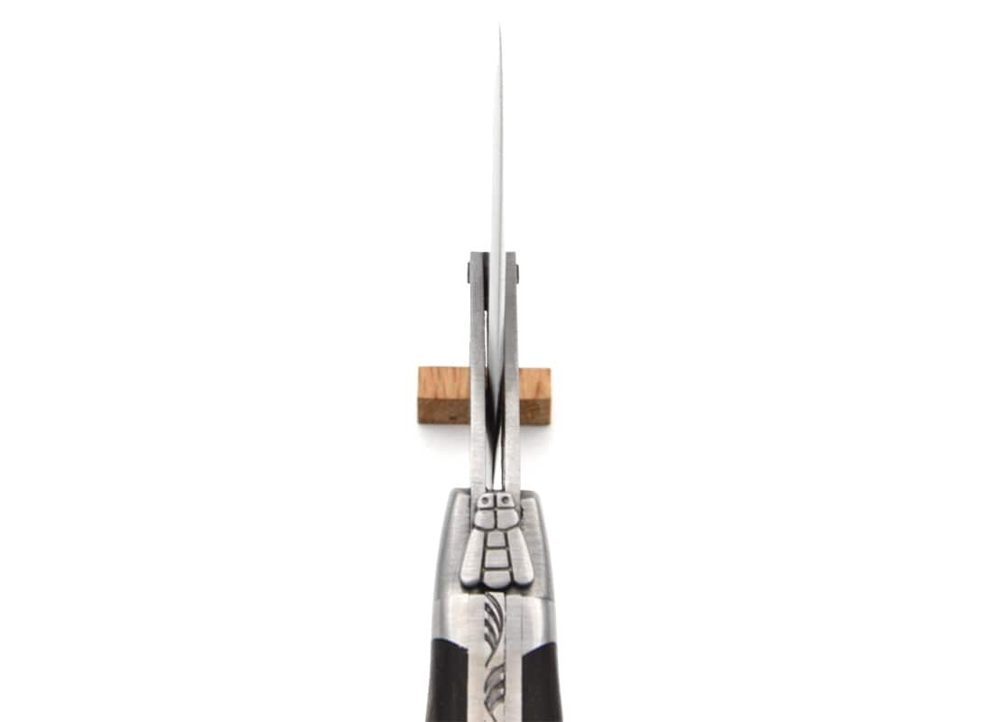 Laguiole Pizza Wheel Ebony Wood Handle, Prestige Collection
