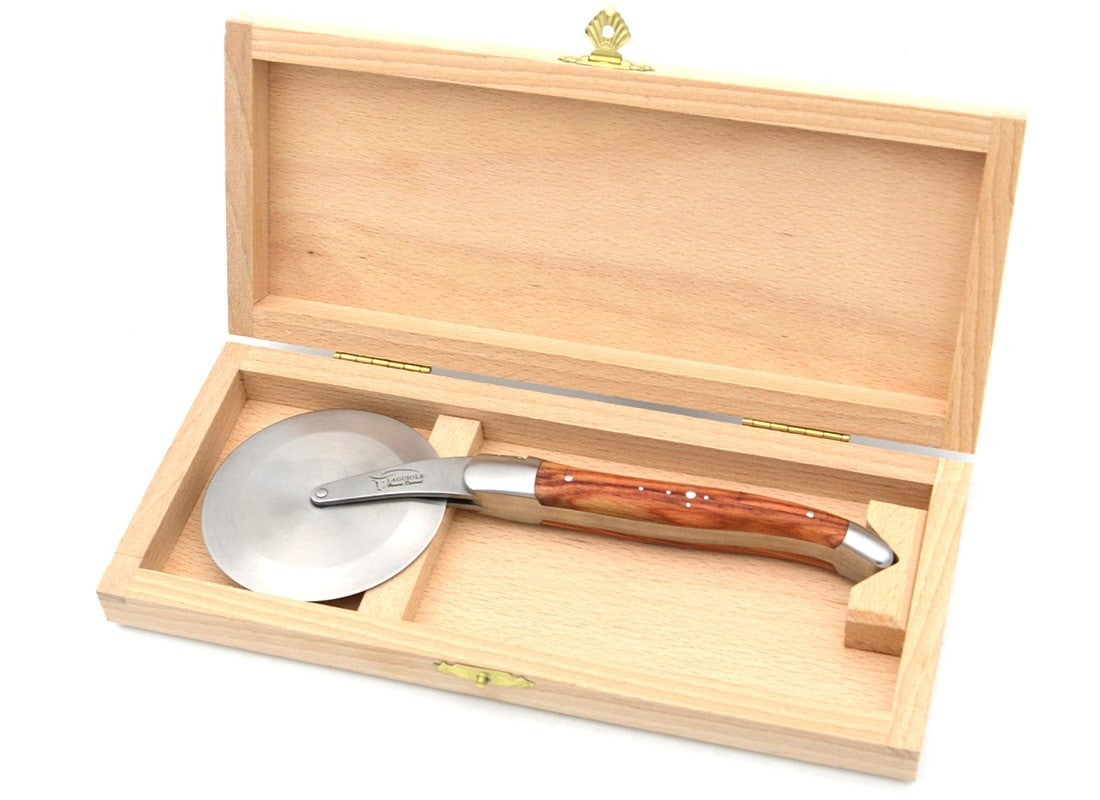 Laguiole Pizza Wheel Rosewood Handle, Prestige Collection