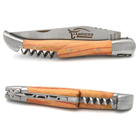 Laguiole Rosewood 2 Piece Pocket Knife - 12cm, Prestige Collection - Zouf.biz