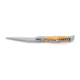 Laguiole Green Oak Wood 2 Piece Pocket Knife - 12cm, Prestige Collection - Zouf.biz