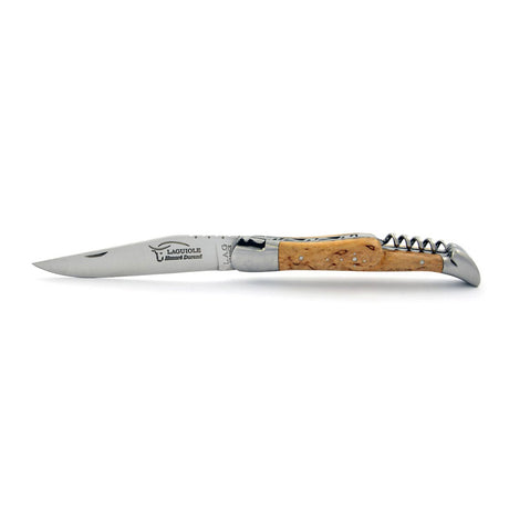 Laguiole Birch Wood 2 Piece Pocket Knife - 12cm, Prestige Collection - Zouf.biz