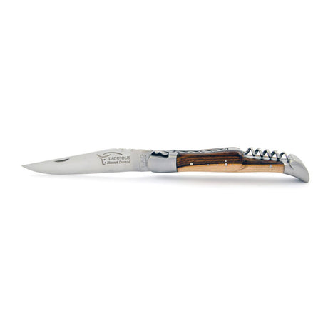 Laguiole Pistachio Wood 2 Piece Pocket Knife - 12cm, Prestige Collection - Zouf.biz