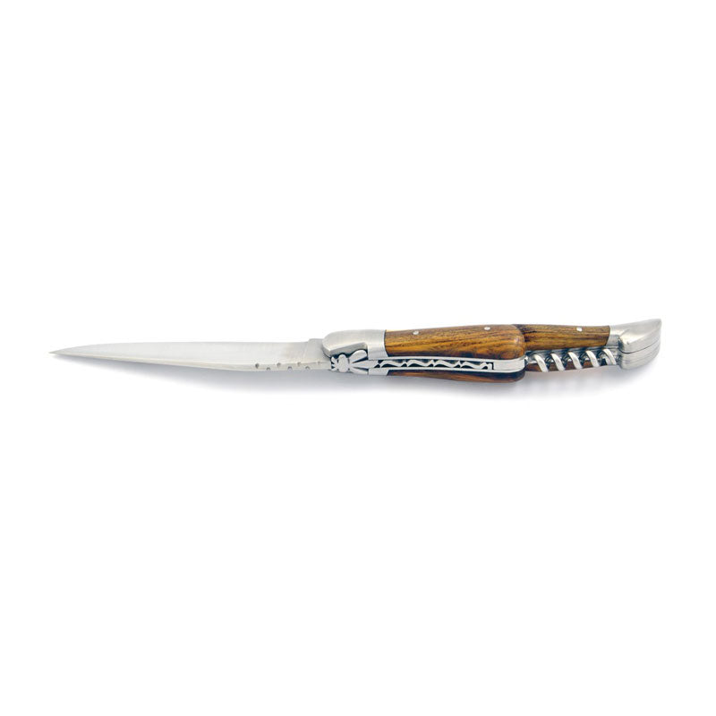 Laguiole Pistachio Wood 2 Piece Pocket Knife - 12cm, Prestige Collection - Zouf.biz