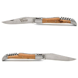 Laguiole Juniper 2 Piece Pocket Knife - 12cm, Prestige Collection - Zouf.biz