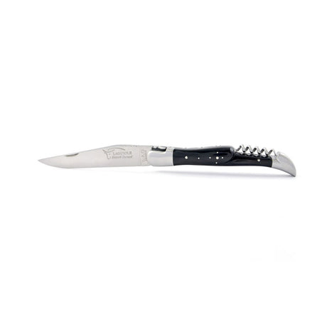 Laguiole Dark Horn Tip 2 Piece Pocket Knife - 12cm, Prestige Collection - Zouf.biz