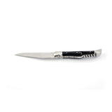 Laguiole Dark Horn Tip 2 Piece Pocket Knife - 12cm, Prestige Collection - Zouf.biz