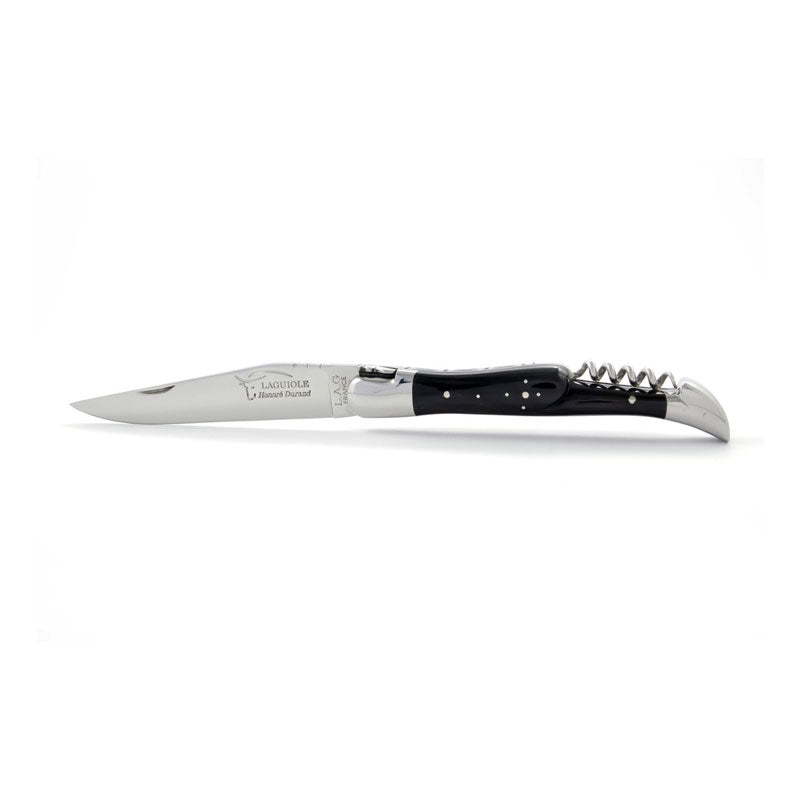 Laguiole Dark Horn Tip 2 Piece Pocket Knife - 12cm, Prestige Collection - Zouf.biz