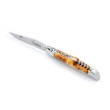 Laguiole Juniper 2 Piece Pocket Knife - 12cm, Prestige Collection - Zouf.biz