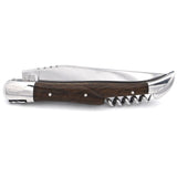 Laguiole Bog Oak (Morta) Wood 2 Piece Pocket Knife - 12cm, Prestige Collection - Zouf.biz