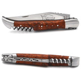 Laguiole Snakewood 2 Piece Pocket Knife - 12cm, Prestige Collection - Zouf.biz