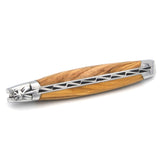 Laguiole Olive Wood Pocket Knife - 12cm, Prestige Collection - Zouf.biz