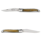 Laguiole Pale Horn Tip Pocket Knife - 12cm, Prestige Collection - Zouf.biz