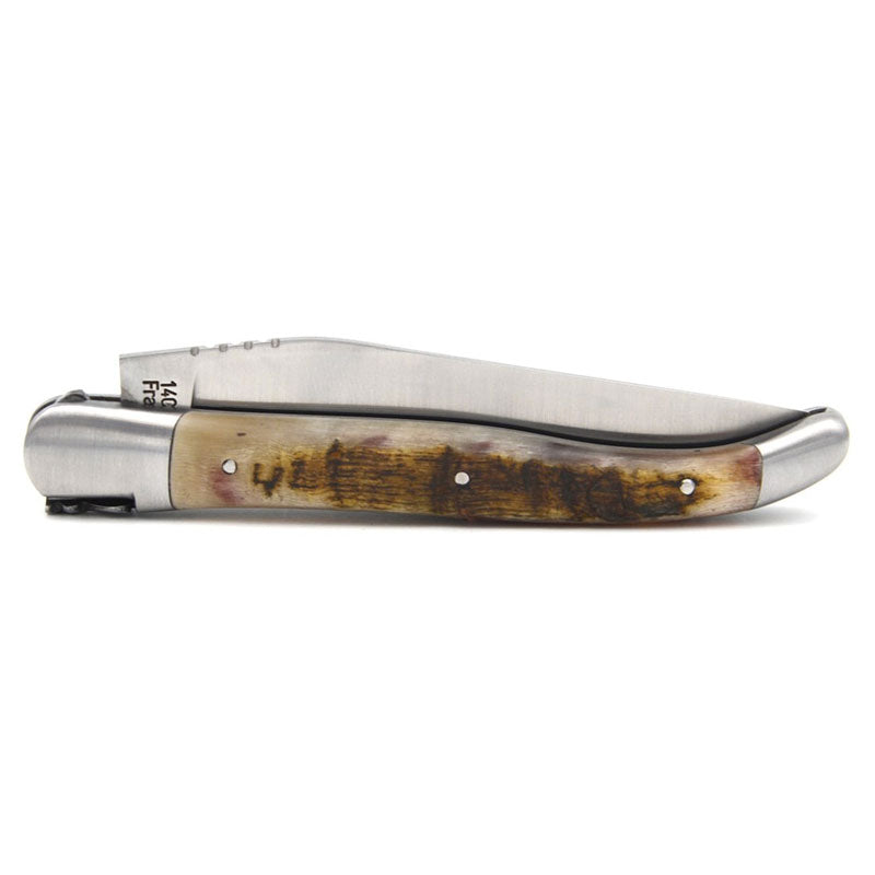 Laguiole Ram' Horn Pocket Knife - 12cm, Prestige Collection - Zouf.biz