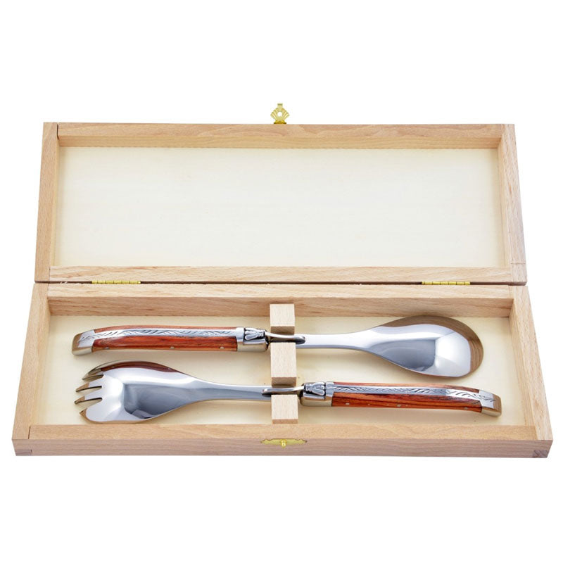 Laguiole Salad Server Rosewood