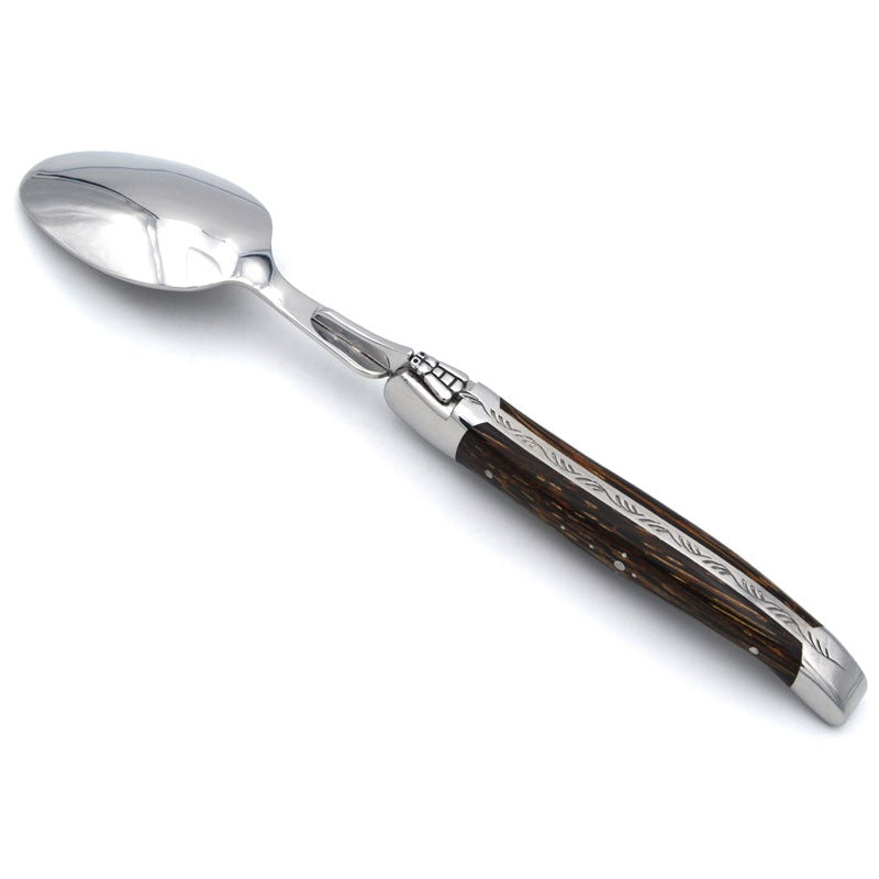 Laguiole Table Spoons Mix Wood, Prestige Collection